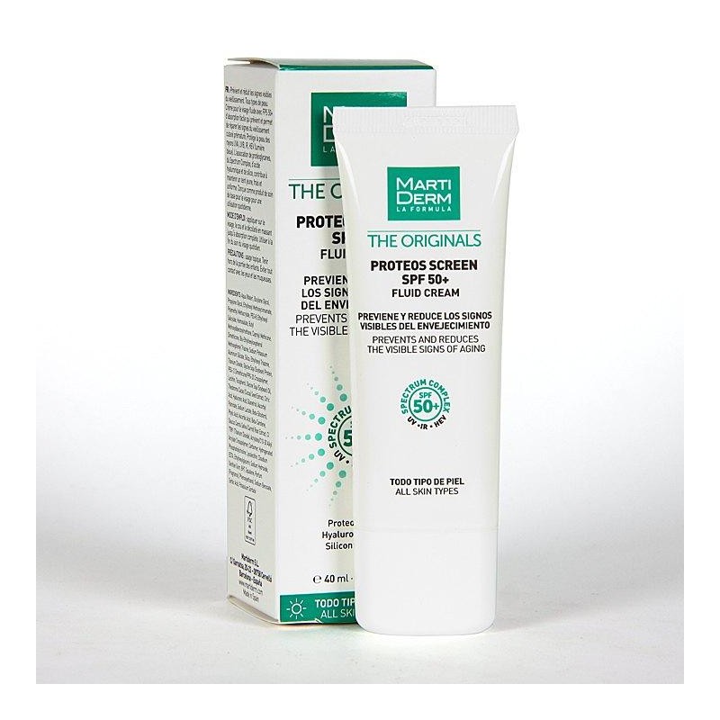MARTIDERM PROTEOS SCREEN SPF50+ FLUID CREAM 40 M
