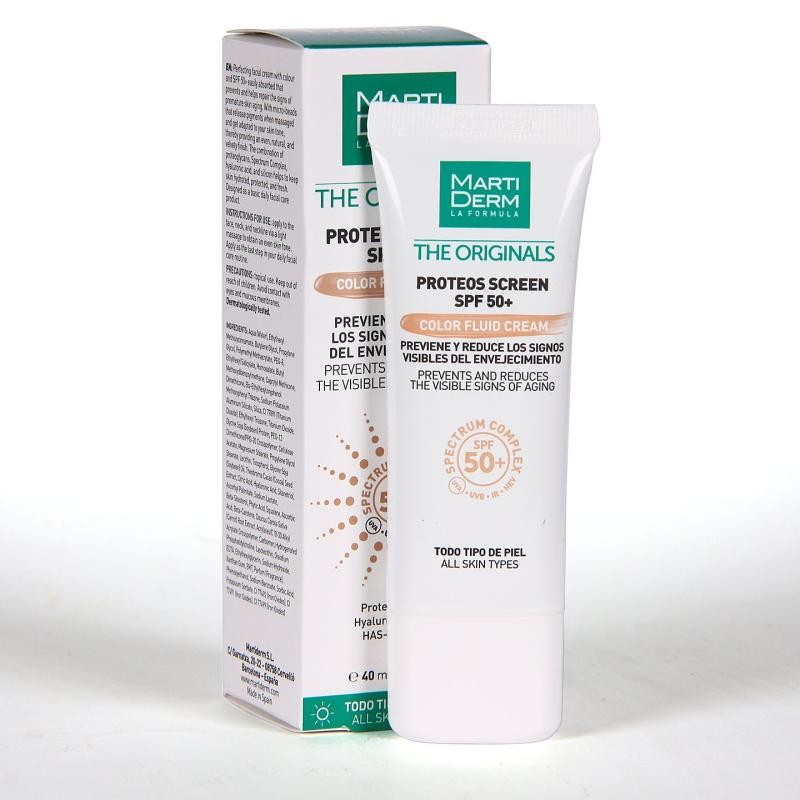 MARTIDERM PROTEOS SCREEN SPF50+ FLUID CREAM 40 ML COLOR