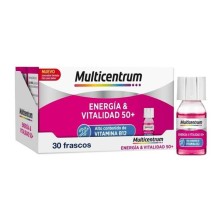 MULTICENTRUM ENERGIA & VITALIDAD 50+ 30 FRASCOS 7 ML FRAMBUESA