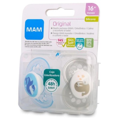 CHUPETE LATEX ORTO MAM ORIGINAL+16 M A DOBLE