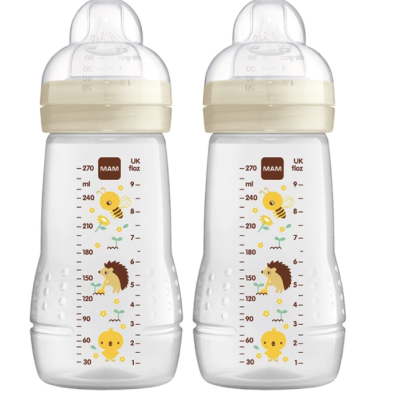BIBERON MAM EASY ACTIVR 270 ML NEUTRO PACK DOBLE
