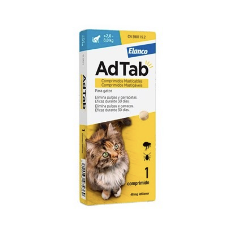 ADTAB 48 MG GATOS 2-8KG 1C