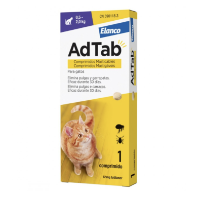 ADTAB 12 MG GATOS 0,5-2KG 1C