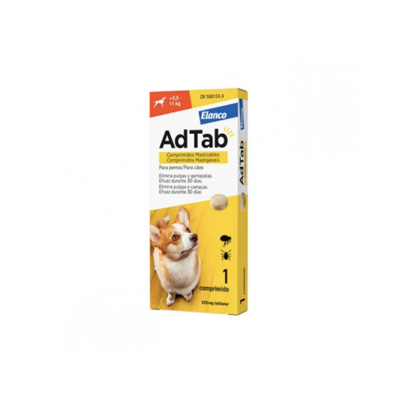 ADTAB 225MG PERRO 5,5-11 KG 1C