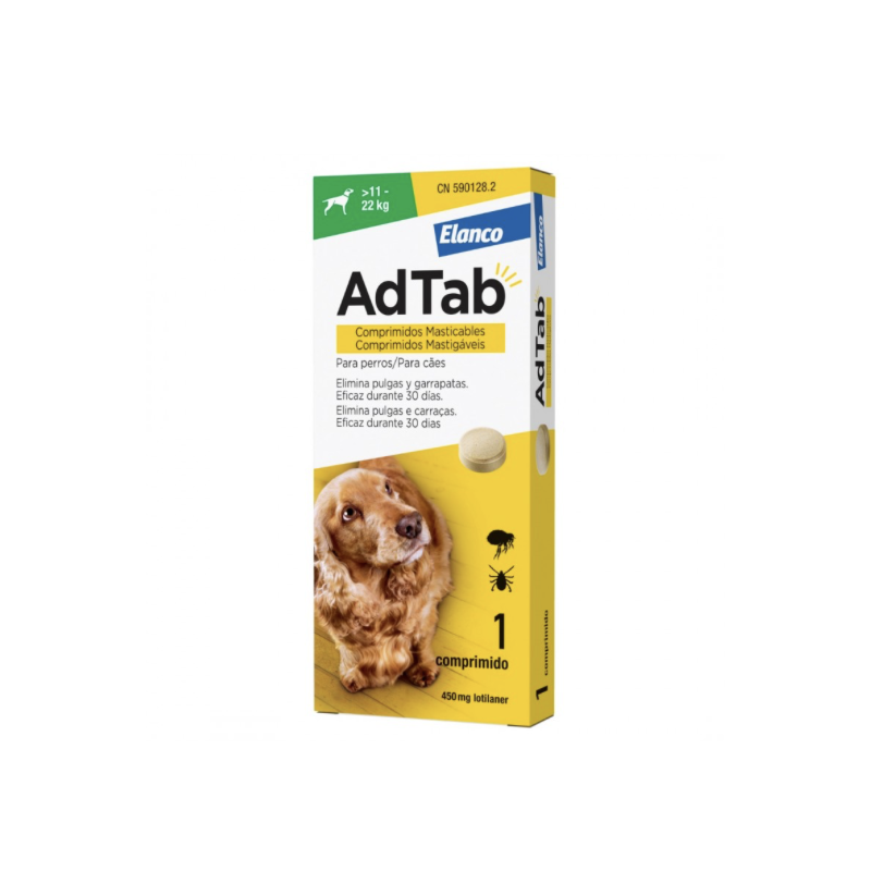 ADTAB 450MG PERRO 11-22KG 1C