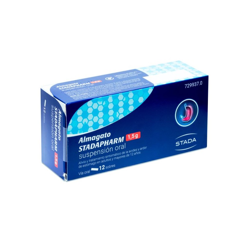 ALMAGATO STADAPHARM 1,5 G 12 SOBRES SUSPENSION ORAL