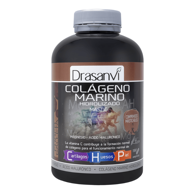DRASANVI COLLMAR MAGNESIO + ACIDO HIAL 180 COMP MASTICABLES SABOR CHOCO GALLETA