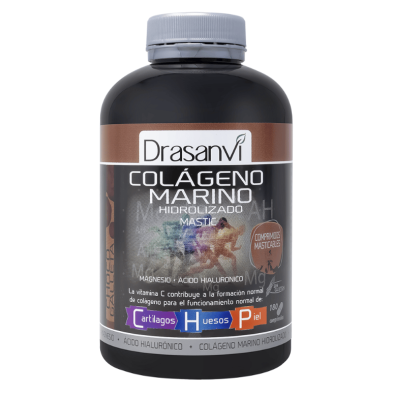 DRASANVI COLLMAR MAGNESIO + ACIDO HIAL 180 COMP MASTICABLES SABOR CHOCO GALLETA