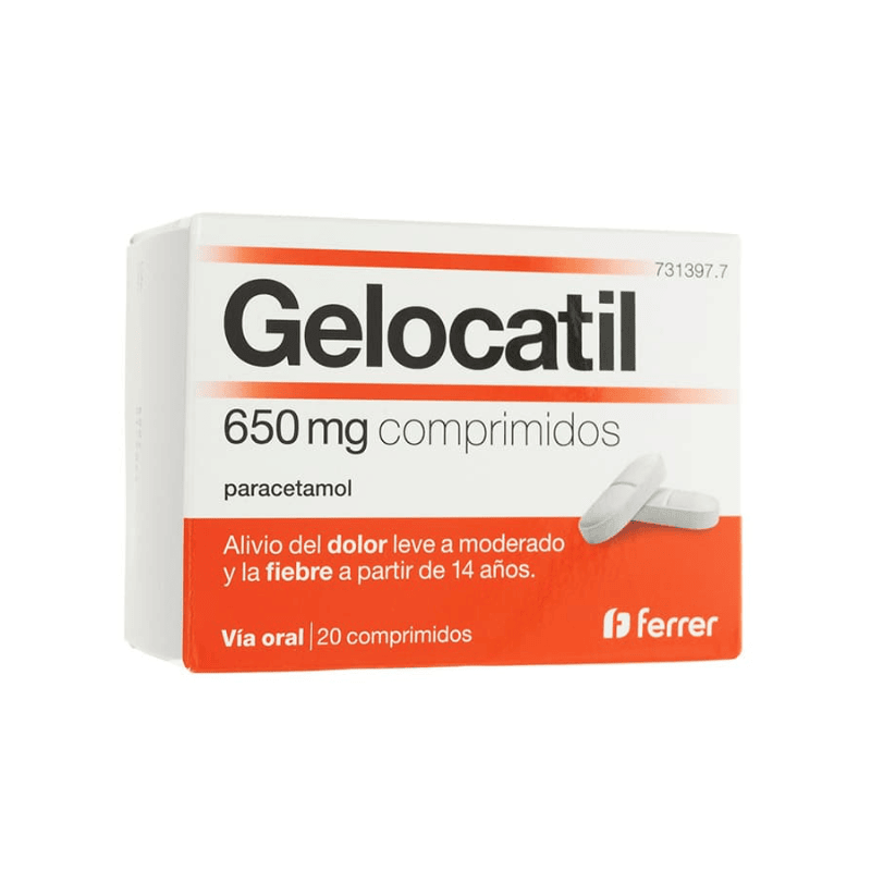 GELOCATIL 650 MG 20 COMPRIMIDOS