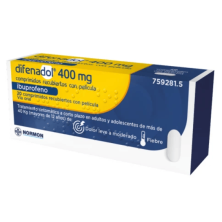 DIFENADOL 400 MG 20 COMPRIMIDOS RECUBIERTOS