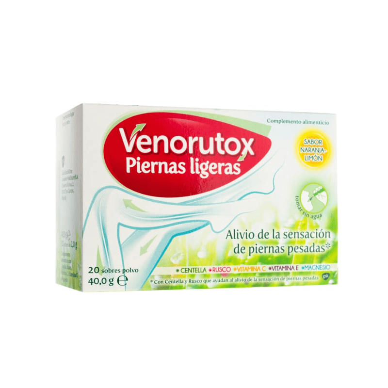 VENORUTOX PIERNAS LIGERAS 20 SOBRES