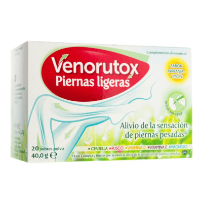 VENORUTOX PIERNAS LIGERAS 20 SOBRES