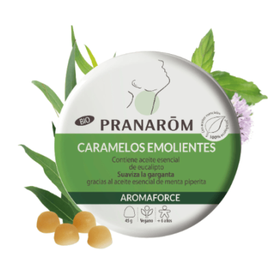 PRANAROM AROMAFORCE CARAMELOS EMOLI 45 G MIEL LIMON
