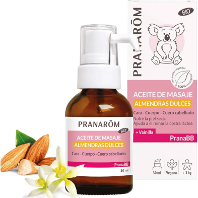 PRANAROM PRANABB ACEITE DE MASAJE ALMEN DUL BIO 30 ML