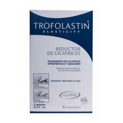 TROFOLASTIN REDUCTOR DE CICATRICES E CARRERAS 4x30 CM 5 UNIDADES