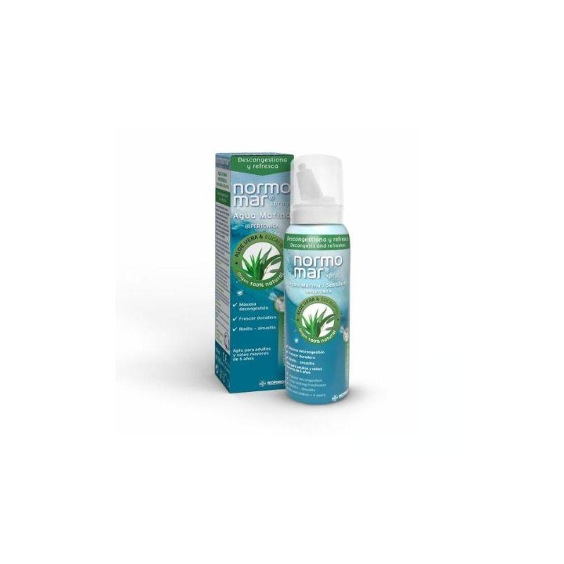 NORMOMAR SPRAY NASAL DESCONG 120 ML ALOE VERA EUCALIPTO