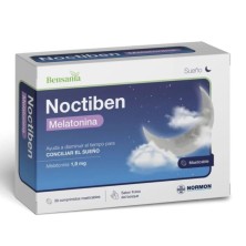 NOCTIBEN MELATONINA 30 COMPRIMIDOS MASTICABLES SABOR FRUTOS DEL BOSQUE