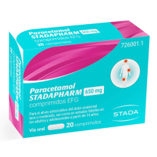 PARACETAMOL STADAPHARM EFG 650 MG 20 COMPRIMIDOS