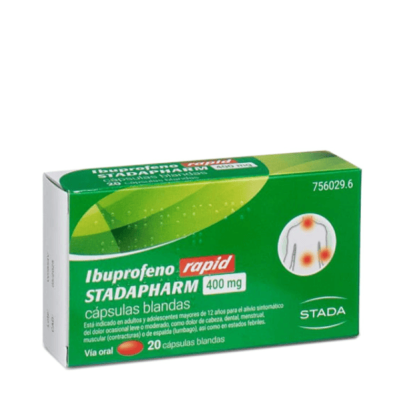 IBUPROFENO RAPID STADAPHARM 400 MG 20 CAPSULAS BLANDAS
