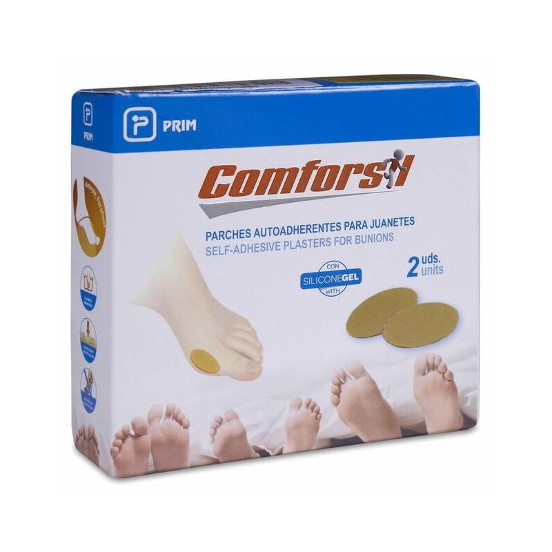 COMFORSIL JUANETES PARCHE AUTOADHERENTE 2 U