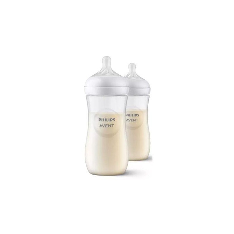 BIBERON PP NATURAL PHILIPS AVENT 330 ML 2 U