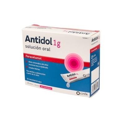 Antidol 1g 10 Sobres Solucion Oral