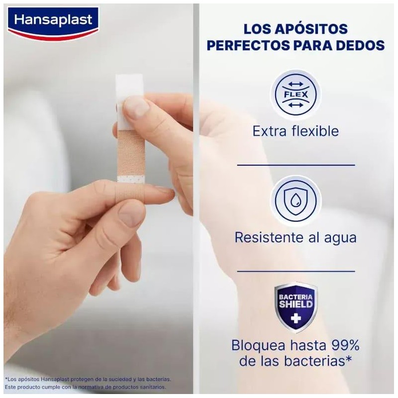 HANSAPLAST TIRAS ADHESIVAS PARA DEDOS APOSITO AD
