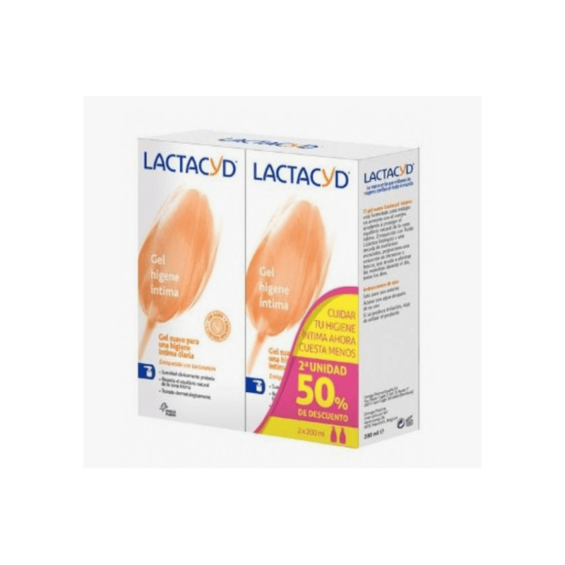 LACTACYD INTIMO GEL SUAVE PACK 200 ML 2 U