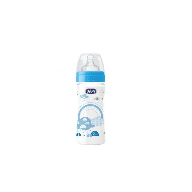 CHICCO BIBE WELL-BEING AZUL 250 SILICONA F MEDIO 2M