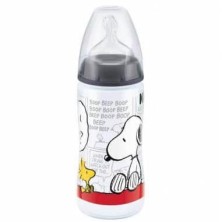 BIBERON FC + PP SILICONA NUK SNOOPY 1M  300 ML