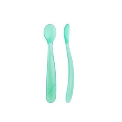 CHICCO CUCHARA EASY MEAL SILICONA AZUL 6M+