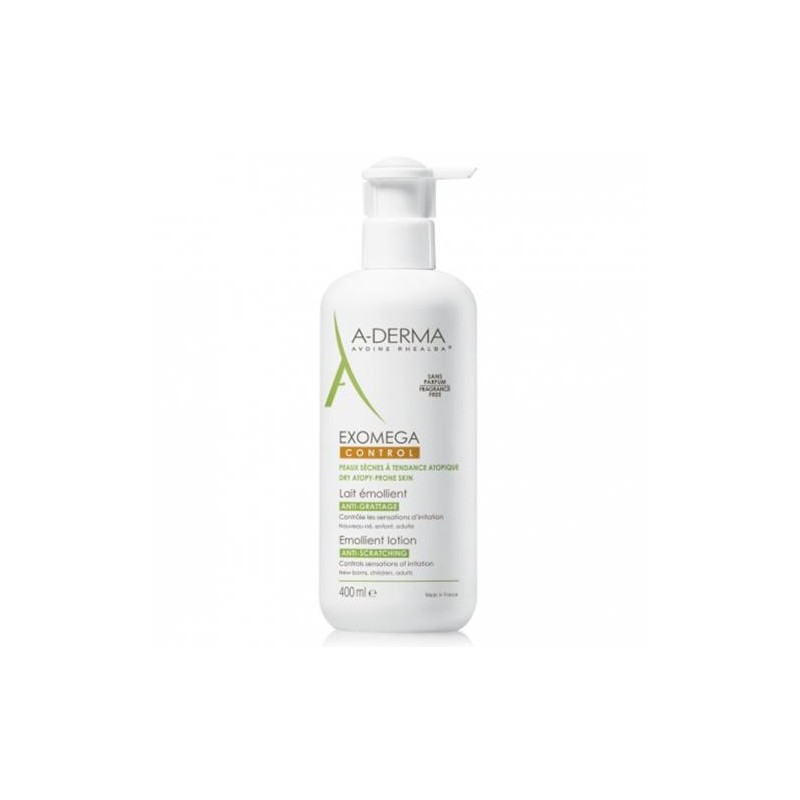 A-DERMA EXOMEGA CONTROL LECHE EMOLIENTE 400 ML