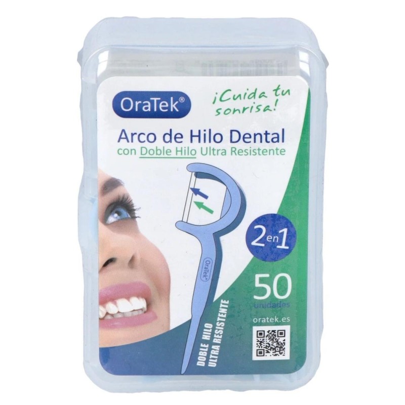 ORATEK ARCO DE HILO DENTAL DE DOBLE HILO 50 U