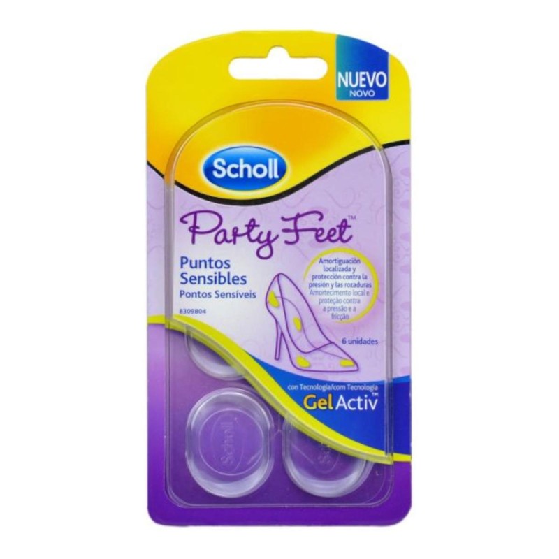 SCHOLL PARTY FEET GELACTIV PUNTOS SENSIBLES
