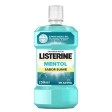 LISTERINE MENTOL SABOR SUAVE 1 ENVASE 250 ML