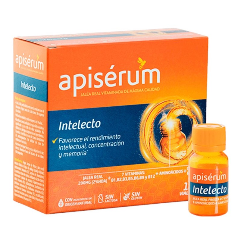APISERUM INTELECTO 18 VIALES BEBIBLES