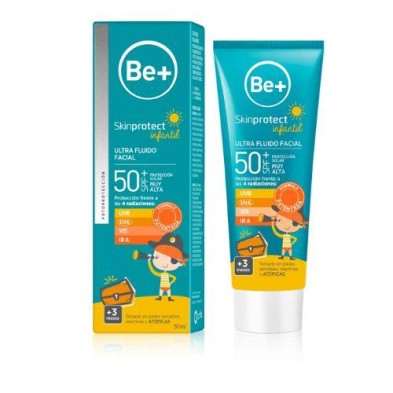 BE+ SKIN PROTECT ULTRAFLUIDO FACIAL SPF50+ INFANTIL