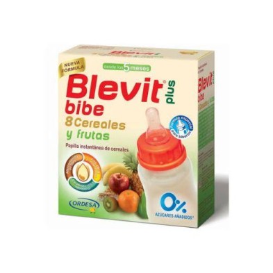 BLEVIT PLUS BIBE 8 CEREALES Y FRUTAS POLVO 600 G