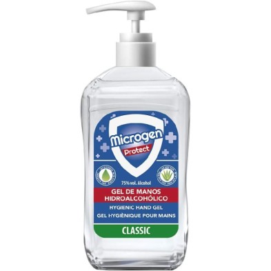 MICROGEN PROTECT GEL DE MANOS HIDROALCOHOLICO 1 ENVASE 500 ML
