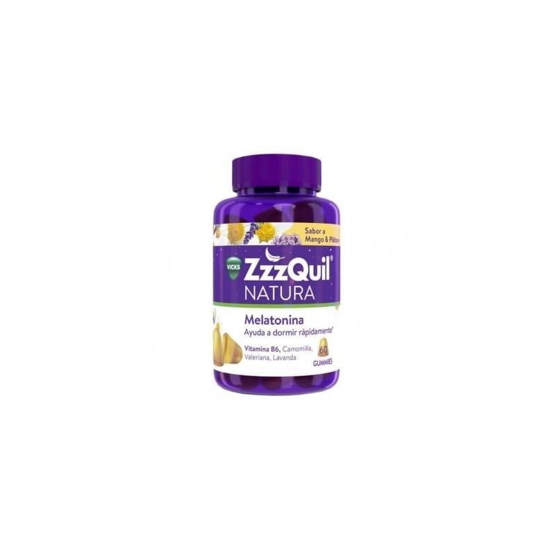 ZZZQUIL NATURA 90 GUMMIES SABOR MANGO & PLATANO PACK