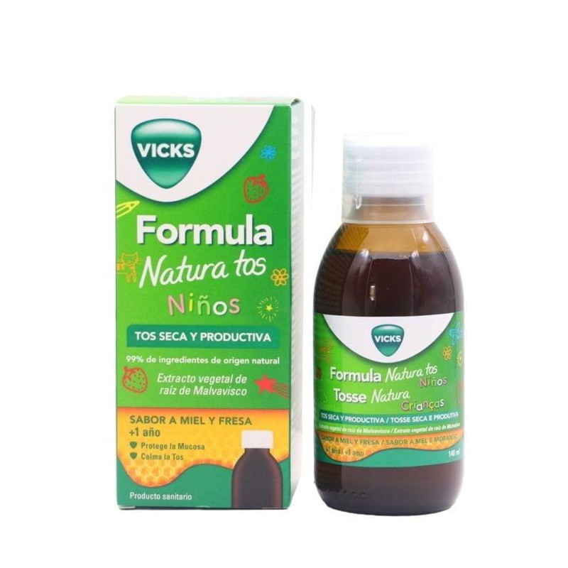 VICKS FORMULA NATURA TOS NIÑOS JARABE