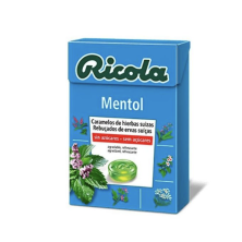 RICOLA CARAMELOS SIN AZUCAR 1 ENVASE 50 G SABOR MENTOL
