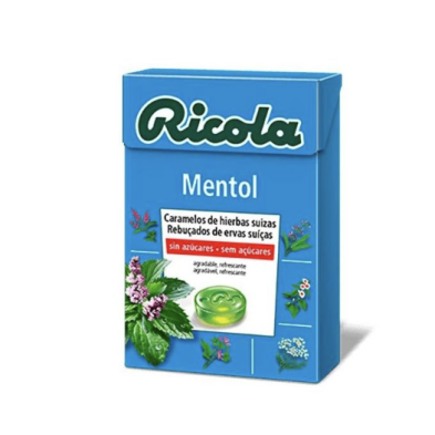 RICOLA CARAMELOS SIN AZUCAR 1 ENVASE 50 G SABOR MENTOL