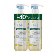KLORANE BEBE GEL LIMPIADOR SUAVE 2 ENVASES 500 ML PACK