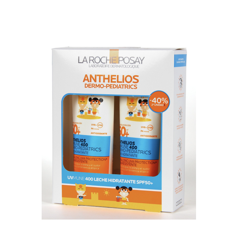 ANTHELIOS DUPLO LECHE PEDIATRICA 200ML 50+