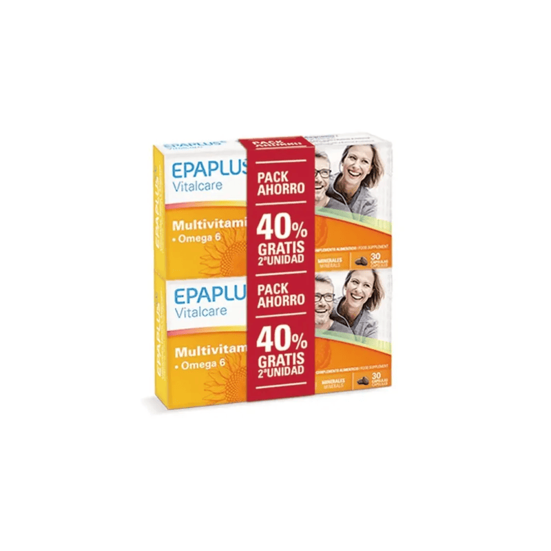 PACK EPAPLUS VITALCARE MULTIVITAMIN OMEGA 6 2X30 CAPS