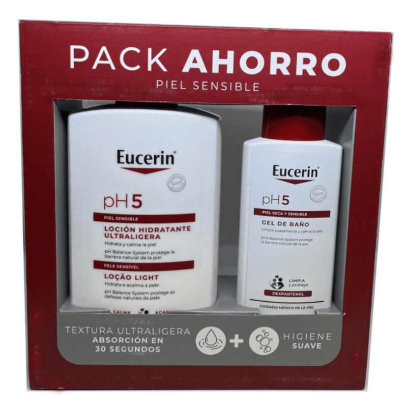 EUCERIN PACK RUTINA ULTRALIGERA 1L+GEL 200ML
