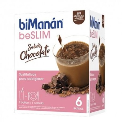 BIMANAN BESLIM BATIDO CHOCOLATE 6 SOBRES