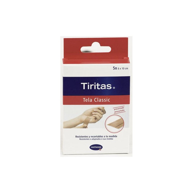 TIRITAS CLASSIC APOSITO ADHESIVO PRECORTADA 0,5 M x 6 CM