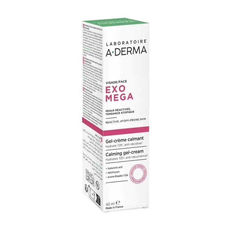 A-DERMA EXOMEGA GEL-CREMA CALMANTE FACIAL 40 ML